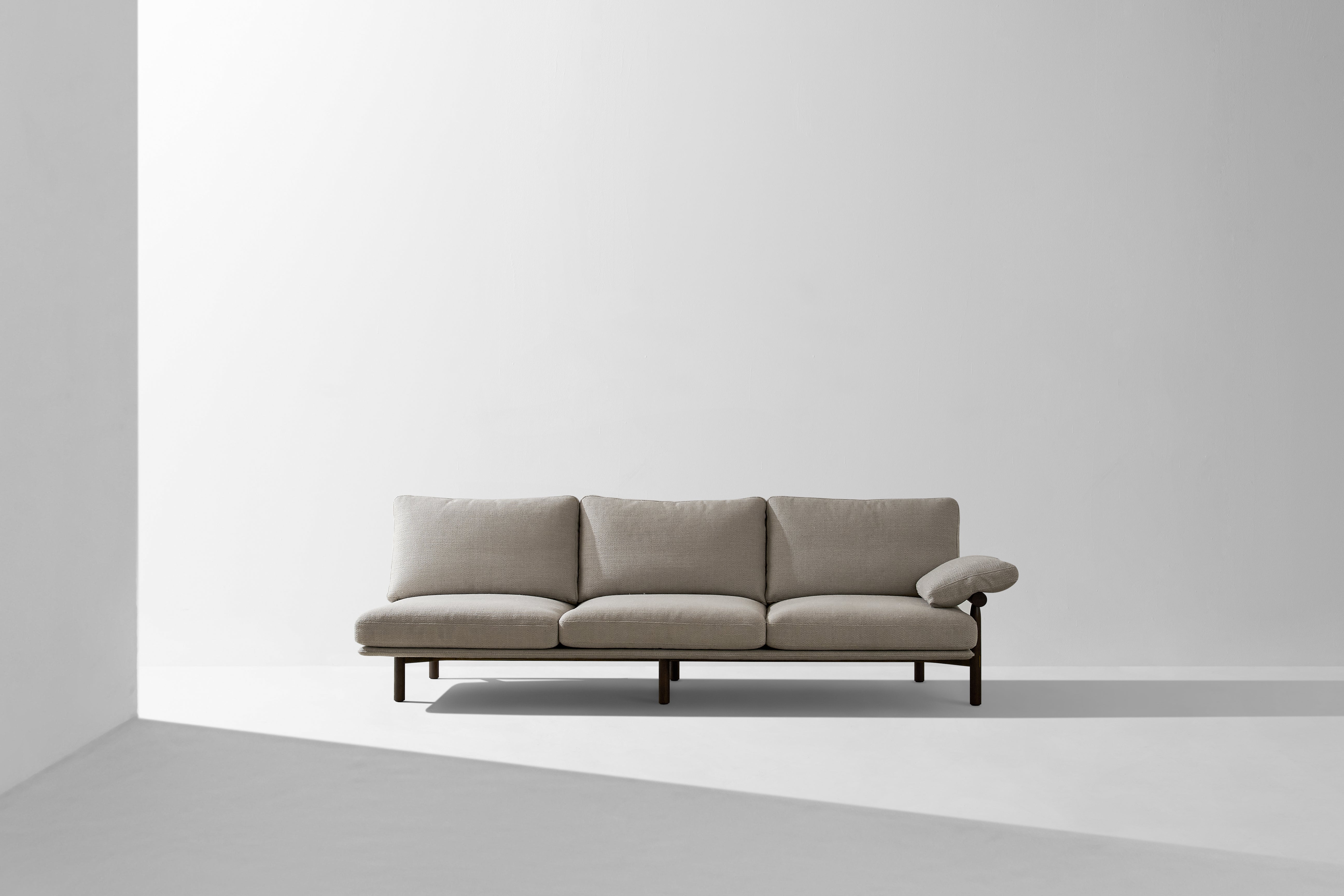 STILT 3-SEATER SOFA - LEFT ARM