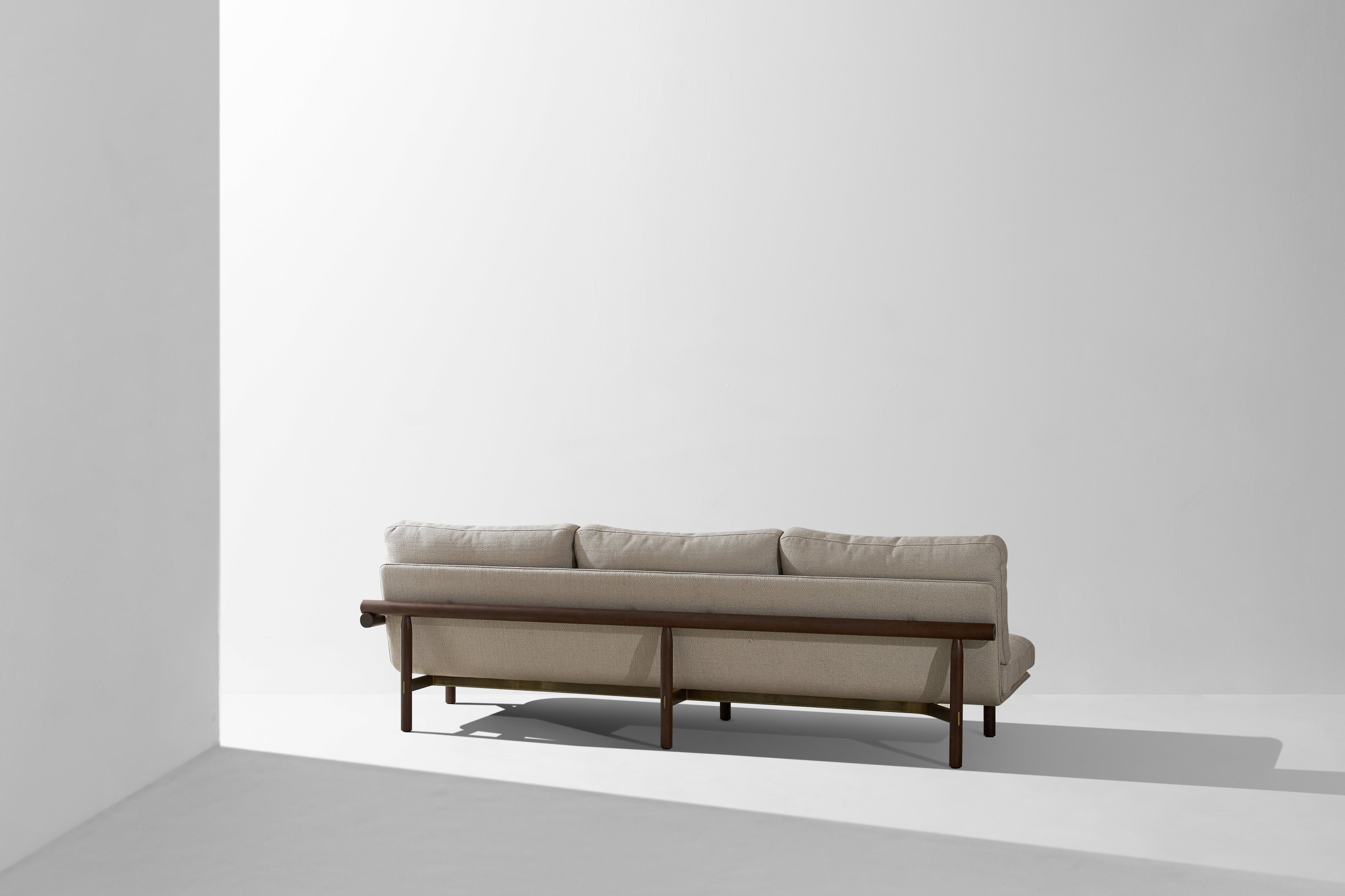 STILT 3-SEATER SOFA - LEFT ARM