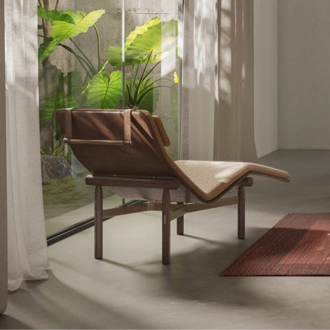 STILT CHAISE LOUNGE